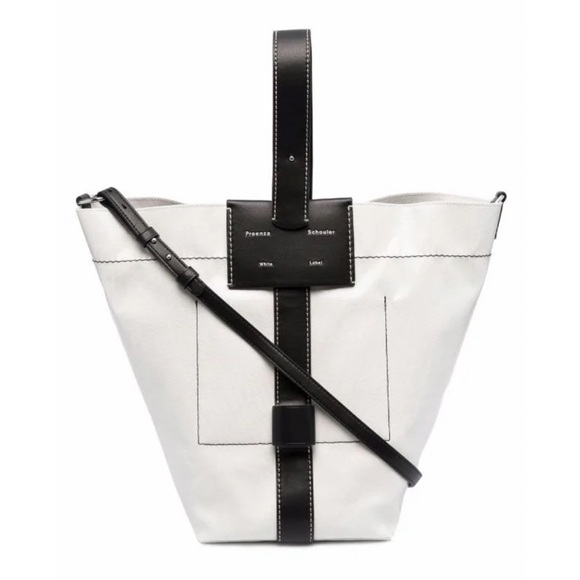 Proenza Schouler White Label Sullivan Cotton Bucket Bag - Picture 1 of 12